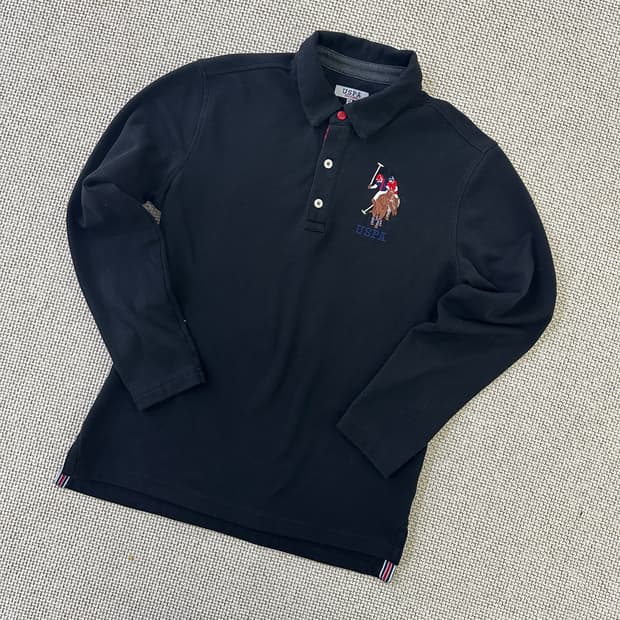 M US폴로 긴팔 카라 티셔츠 0423D