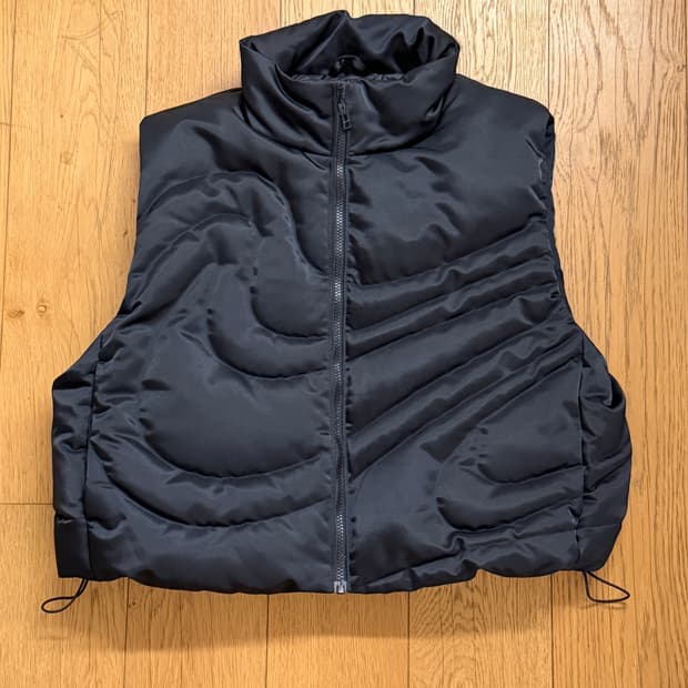 나이키 스우시 푸퍼 패딩 조끼