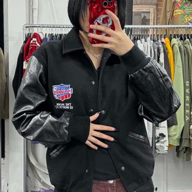 VTG 내셔널 챔피언 바시티 자켓