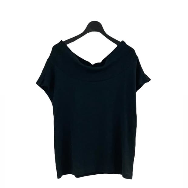 yohji yamamoto+Noir 오프숄더 top