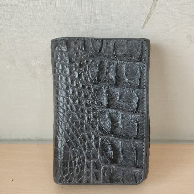 리얼 크로커다일 가죽 반지갑