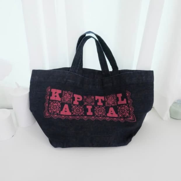 캐피탈 kapital 데님 토트백