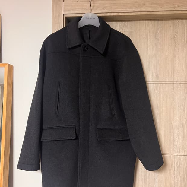 스테디에브리웨어 울 카코트 차콜 4 