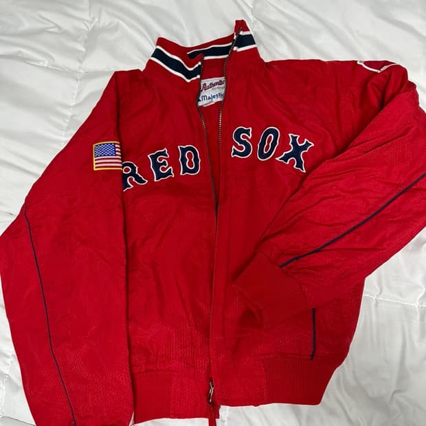 마제스틱 레드삭스 야구 점퍼 자켓