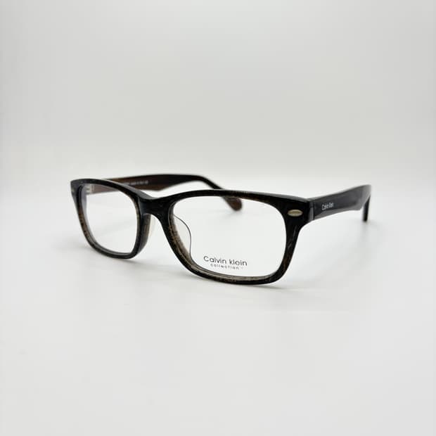 CK 캘빈클라인 다크브라운 사각 빈티지 뿔테ㅐ