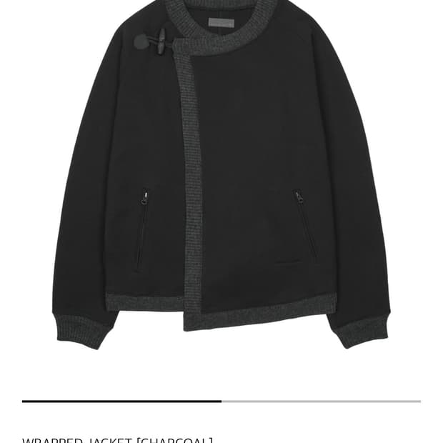 산산기어 WRAPPED JACKET [CHARCOAL] 판매 2사이즈