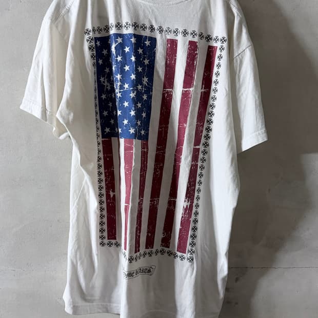 크롬하츠 성조기 반팔티