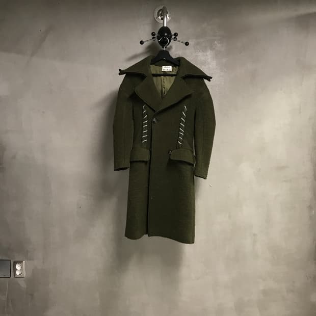 아크네스튜디오 롱 코트 카키 -