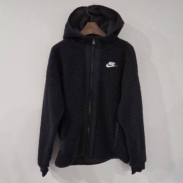 나이키 후리스 후드 집업 블랙 155/76