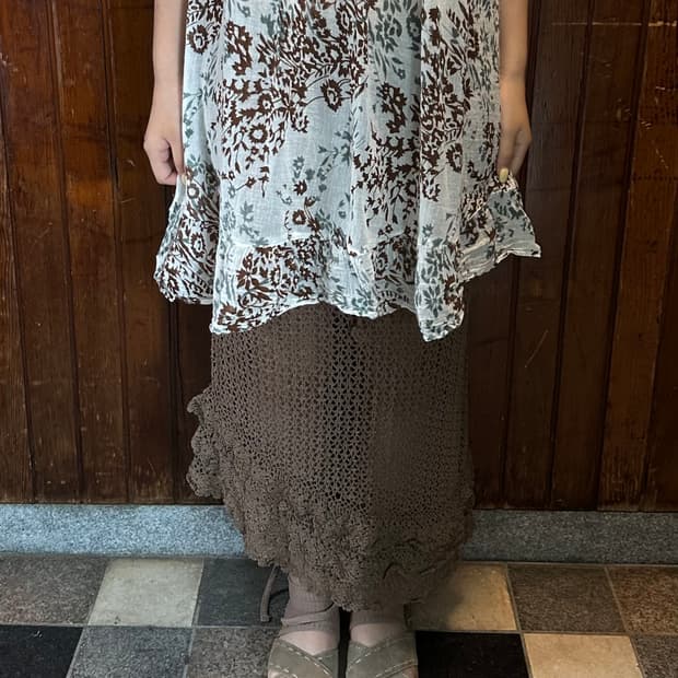 net layered skirt