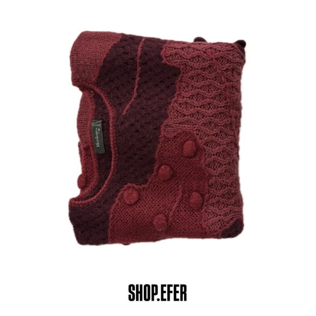 RED POINT KNIT 