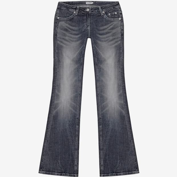 EYEER Classic Low Rise Boots-Cut Denim