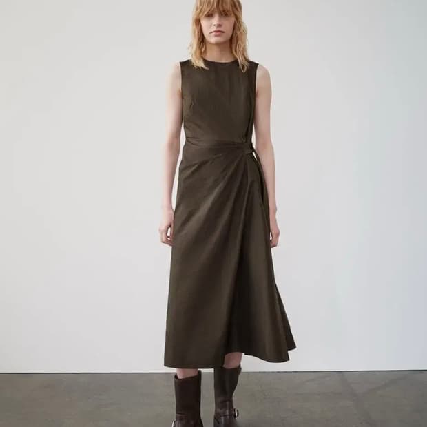 Zara 자라 zw컬랙션 민소매 랩 원피스 8368/414