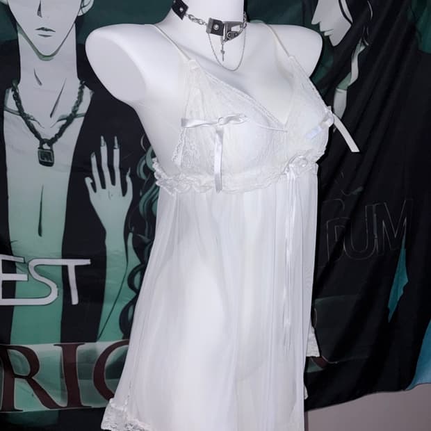 white sheer tank top