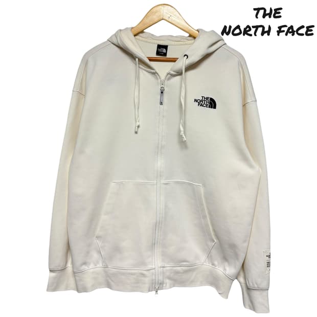 3867 노스페이스 아이보리 후드집업