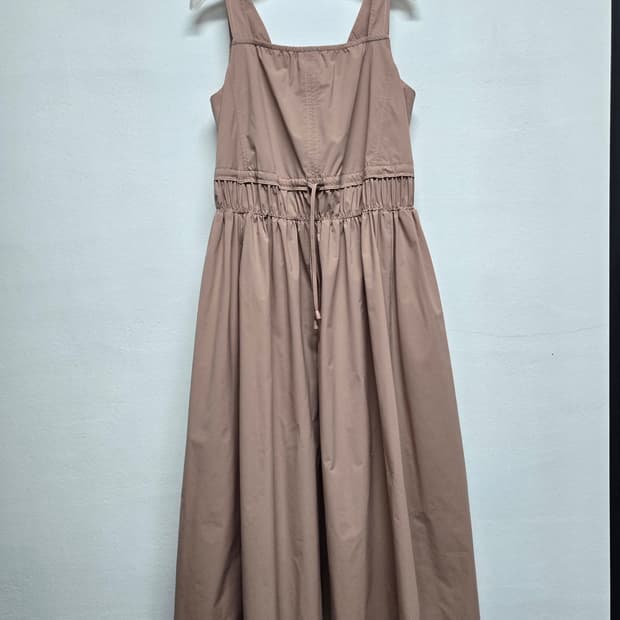 지컷 민소매 원피스 허리밴딩 원피스