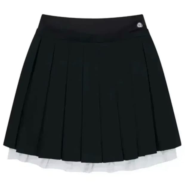 코이세이오 셋업 플리츠 스커트사이즈1 블랙