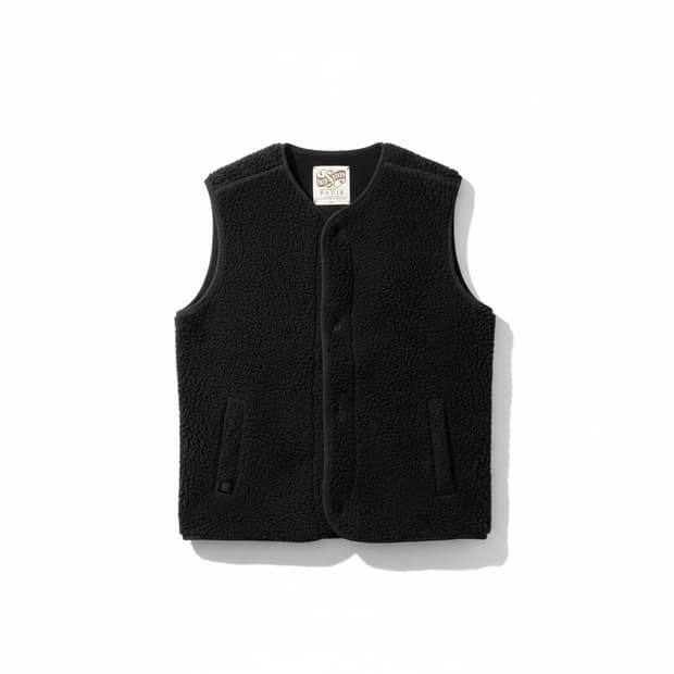 Bensimon 프랑스 워크웨어 블랙 덤블 베스트