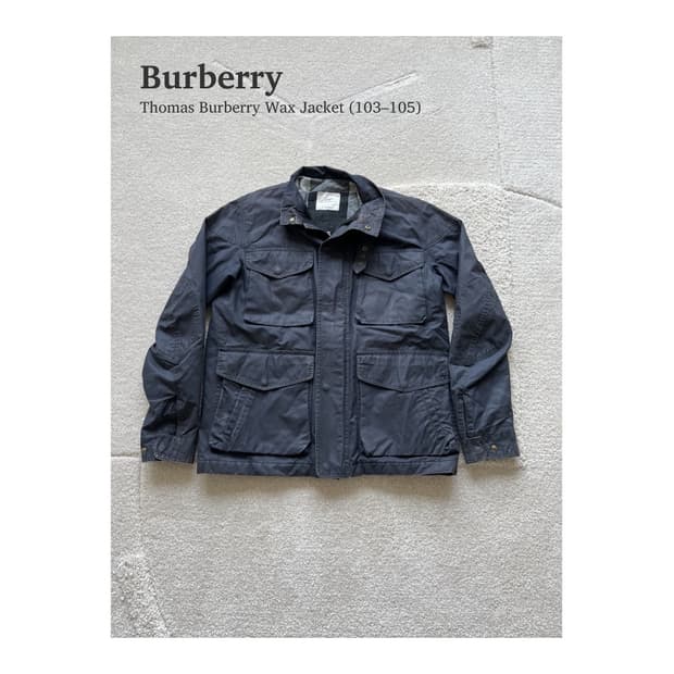 버버리 왁스 자켓 (103-105)