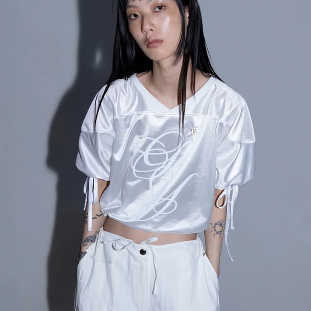 김미더영 Gimmetheyoung football lace tee