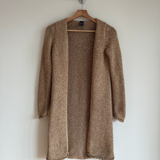 갭(GAP) 논버튼 코튼 가디건