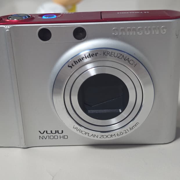 삼성 블루 NV100HD 빈티지 디지털카메라