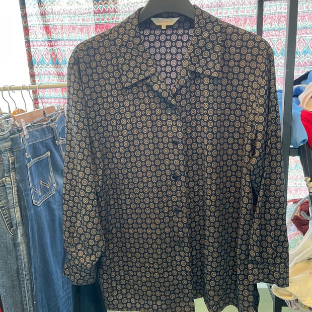 Vintage 80s 버버리 패턴 셔츠