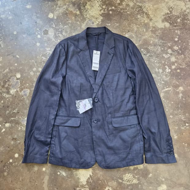 100) 새제품 DKNY 린넨 캐주얼 자켓 마이