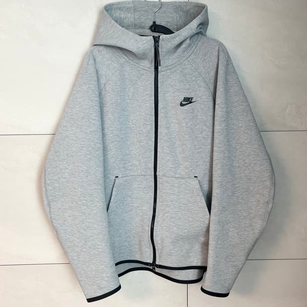 나이키 테크팩 후드집업 그레이 (XL)