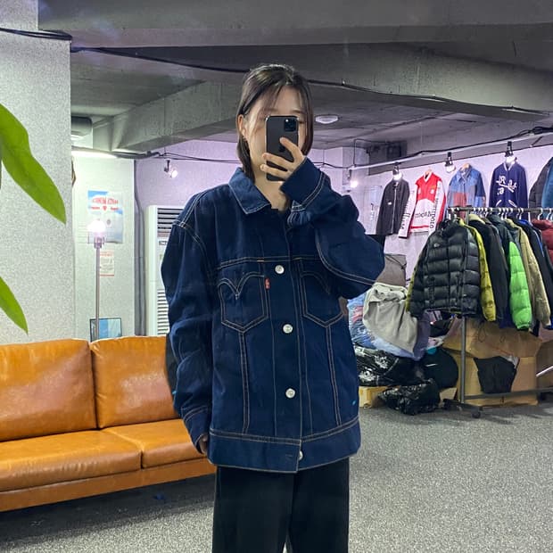 리바이스 투포켓 타입 원 데님자켓 B3293