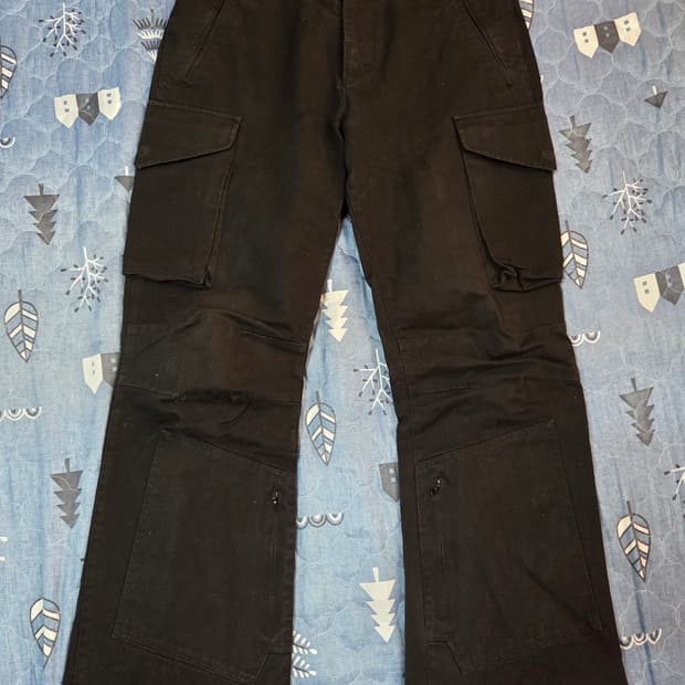 [M] 커마웨어 백지퍼 카고 블랙 cmmawear