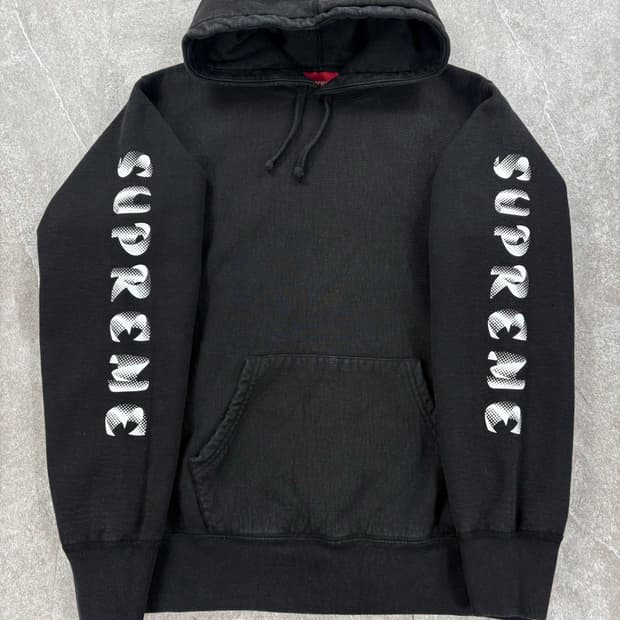 Supreme Gradient Sleeve Hoodedsweatshirt