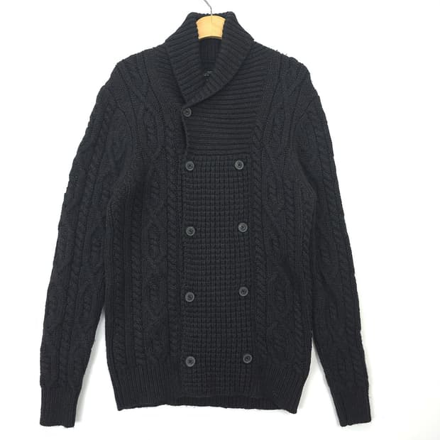 남성 올세인츠 AllSaints 케이블 니트 가디건