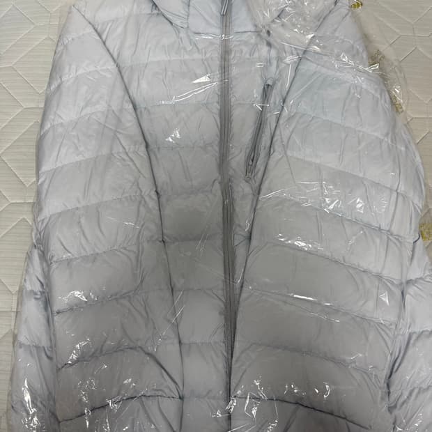 무탠다드 라이트블루 경량패딩 L
