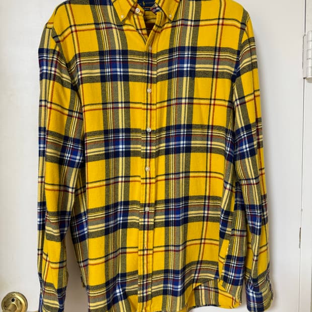 폴로 랄프로렌 플란넬 오버셔츠 L