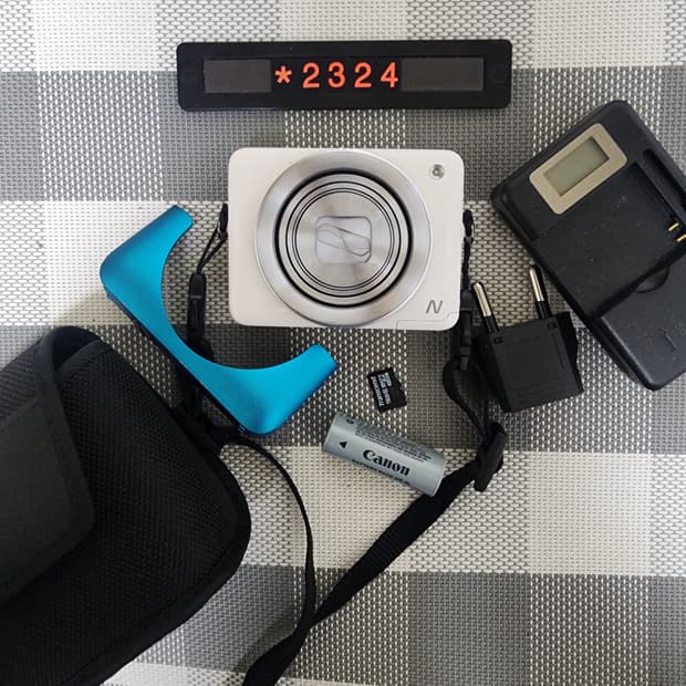 캐논 파워샷 N 디지털카메라 화이트바디