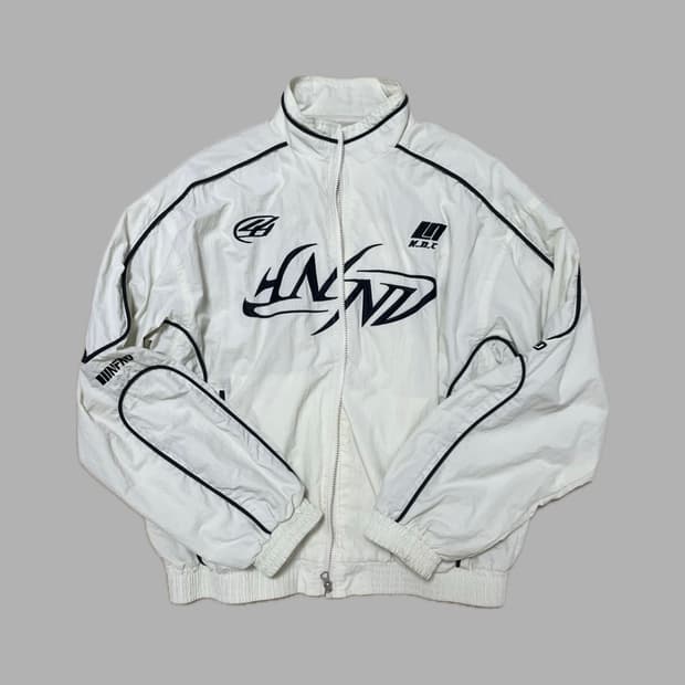 낫포너드 Tribal Logo Nylon Racing Jacket