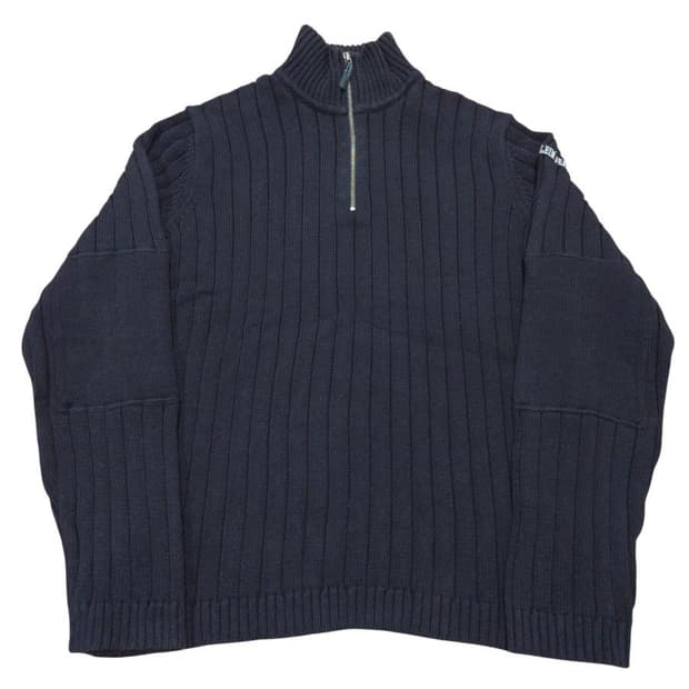 CK 캘빈클라인 코튼 반집업 니트