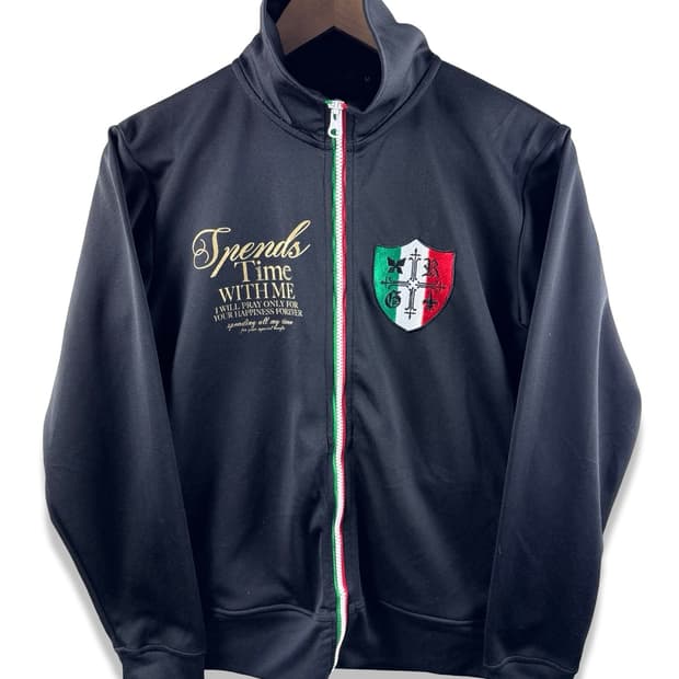 JPN Y2K 레터링 트랙집업1814