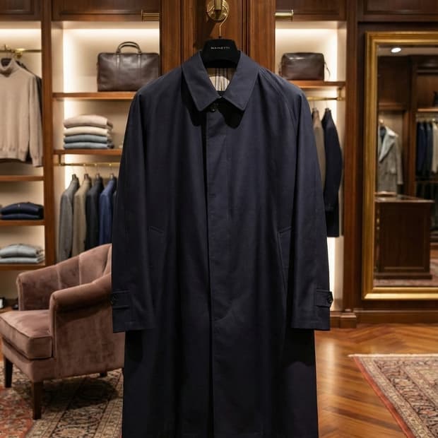 아나토미카 개버딘 싱글 래글런 1 네이비