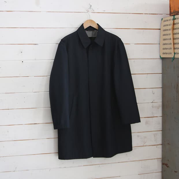 (착용컷) 싱글 트렌치 코트 (남성용 100)