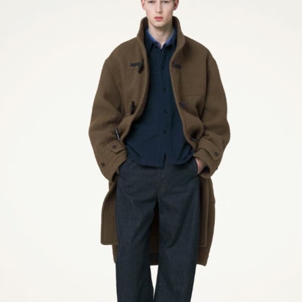 르메르 23FW 맥시더플코트 브라운 48