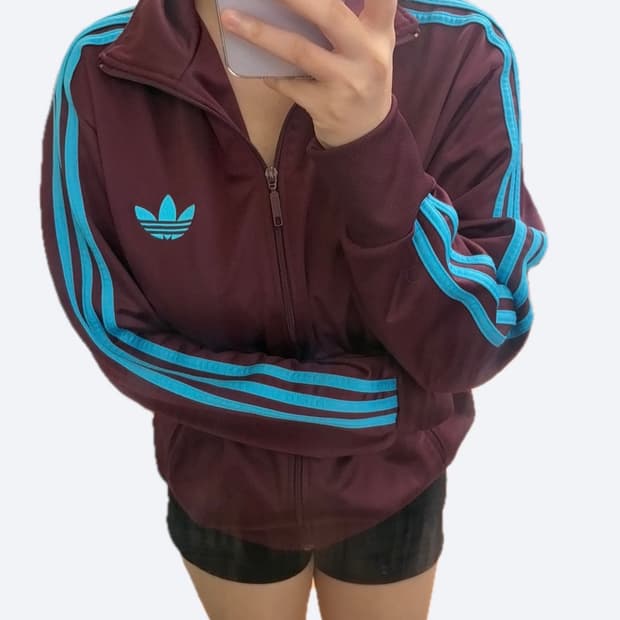 🔥대대장 아디다스 파이어버드 마룬버건디 민트 트랙탑 져지🔥