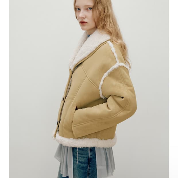 레이브 리버시블 무스탕