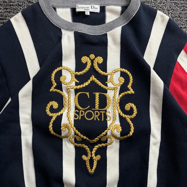 90s 크리스찬 디올 아카이브 빅로고 니트 2838