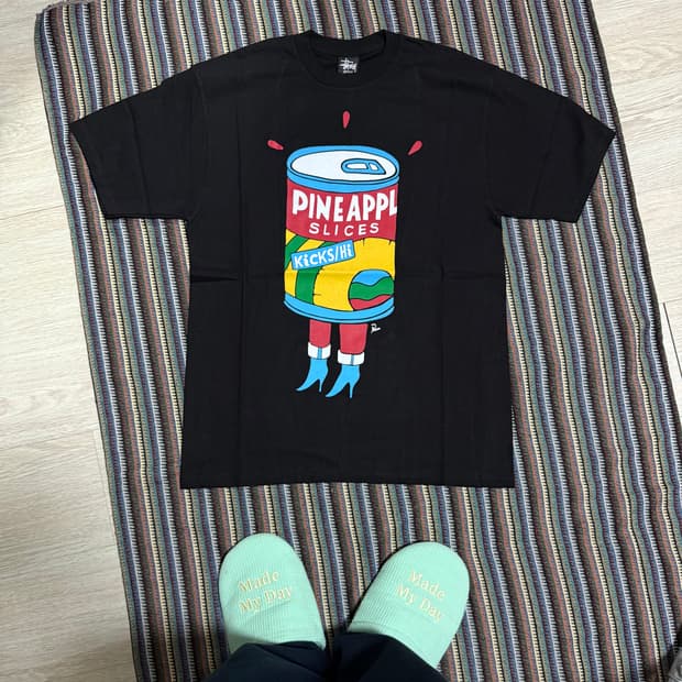 스투시 파타 킥스하이 반팔 티셔츠