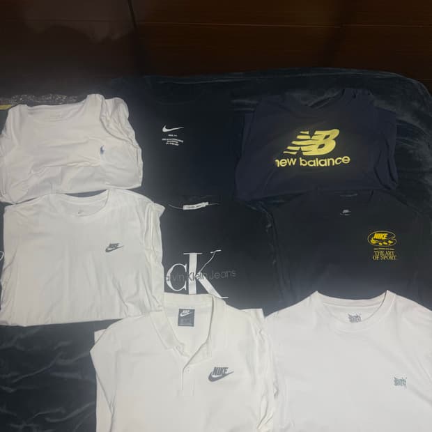 나이키 뉴발란스 등 반팔 티셔츠 7벌 