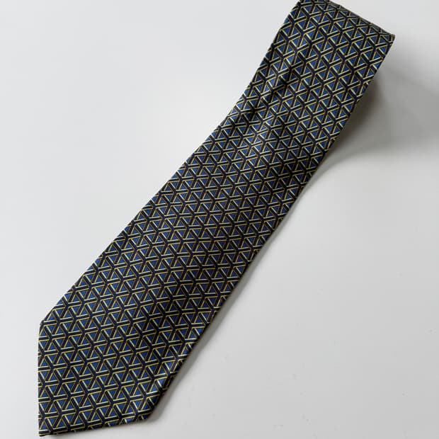 롱샴 (LONGCHAMP) 실크 넥타이 9.7cm