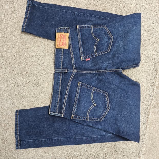 (W32)리바이스 502 테이퍼드핏 데님 팬츠 청바지