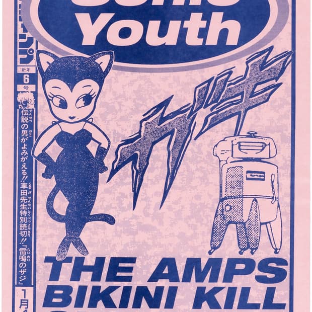 Sonic youth 소닉유스 1995 bikini kill 포스터